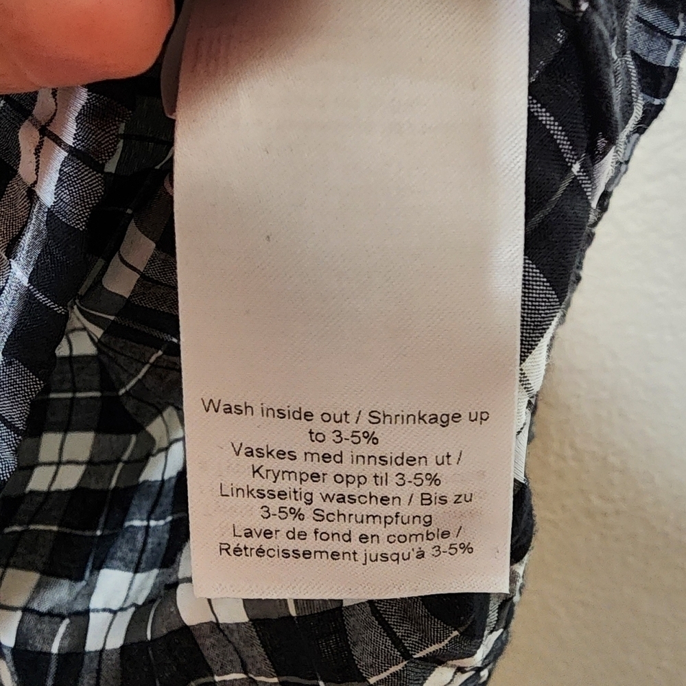 GANNI Check Puffy Long Sleeves Mini Dress 40 - Picture 7 of 9